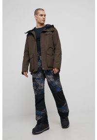 Colourwear kurtka męska kolor brązowy. Okazja: na co dzień. Kolor: brązowy. Materiał: materiał. Styl: casual #1