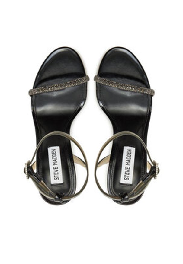 Steve Madden Sandały Balia SM11002882 Czarny. Kolor: czarny. Materiał: syntetyk