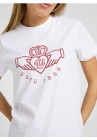 Lee - DAMSKA KOSZULKA LEE SMALL GRAPHIC TEE 1 BRIGHT WHITE 112371875 #4
