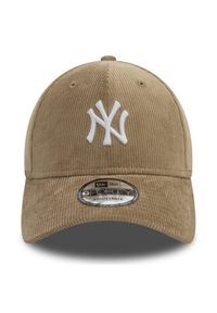 New Era Czapka z daszkiem Cord New York Yankees 9FORTY 60580823 Beżowy. Kolor: beżowy. Materiał: bawełna, materiał #4