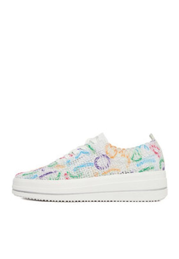 Remonte Sneakersy CEO-D1C14-90 Kolorowy. Materiał: materiał. Wzór: kolorowy