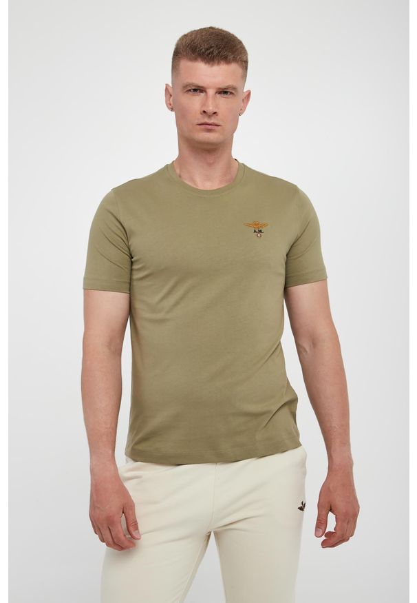 Aeronautica Militare - T-shirt męski z logo AERONAUTICA MILITARE