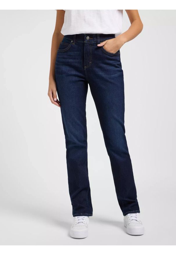 Lee - DAMSKIE SPODNIE LEE ULC STRAIGHT MAIN THRILL 112363573