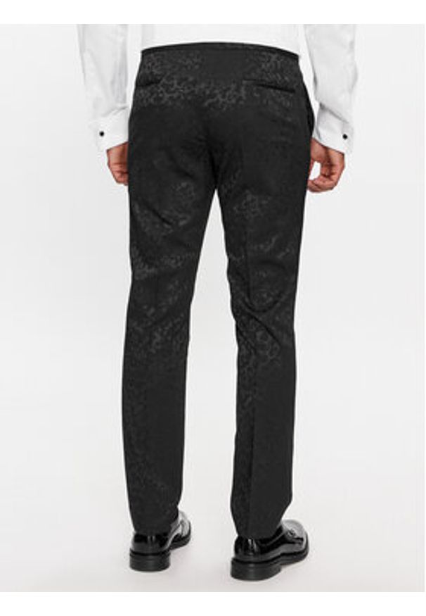 JOOP! Spodnie garniturowe 17 JT-17Bask 30040434 Czarny Slim Fit. Kolor: czarny. Materiał: syntetyk