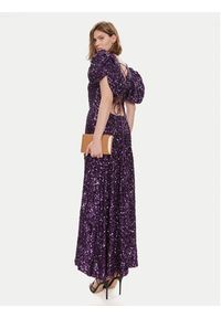 ROTATE Sukienka koktajlowa 1115792073 Fioletowy Regular Fit. Kolor: fioletowy. Materiał: syntetyk. Styl: wizytowy #4