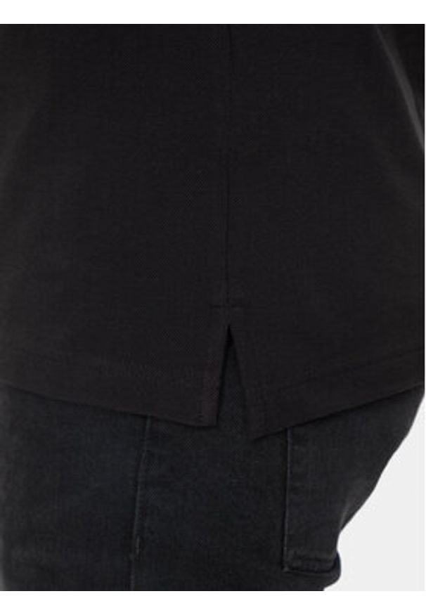 Versace Jeans Couture Polo 77GAGT00 CJ01T Czarny Regular Fit. Typ kołnierza: polo. Kolor: czarny. Materiał: bawełna