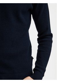 Casual Friday Sweter 20504787 Granatowy Slim Fit. Okazja: na co dzień. Kolor: niebieski. Materiał: bawełna. Styl: casual #3