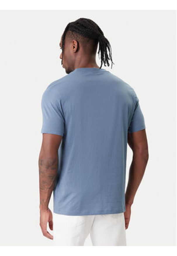 Hugo - HUGO T-Shirt Dulivio 50467556 Niebieski Regular Fit. Kolor: niebieski. Materiał: bawełna