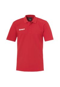 KEMPA - Polo Kempa Classic. Typ kołnierza: polo. Kolor: czerwony. Materiał: materiał #1