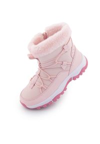 ALPINE PRO - Wodoodporne zimowe buty dla dzieci Alpine Pro Faro 34. Kolor: fioletowy. Materiał: materiał, syntetyk. Sezon: zima. Styl: elegancki #1