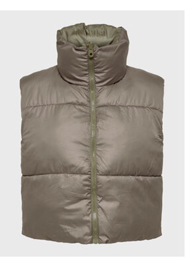 only - ONLY Bezrękawnik Ricky 15245572 Zielony Regular Fit. Kolor: zielony. Materiał: syntetyk. Długość rękawa: bez rękawów