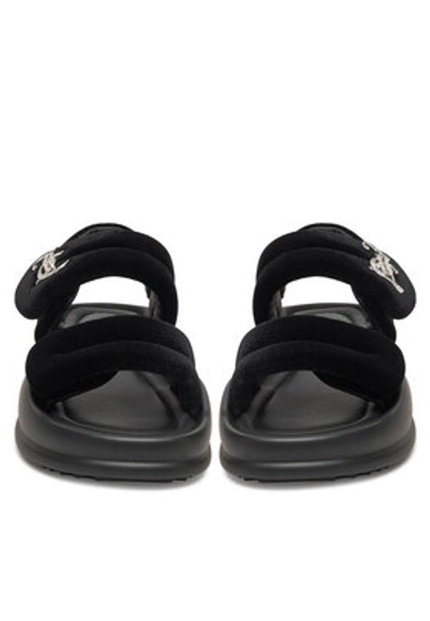 Juicy Couture Sandały WSS21514-01 Czarny. Kolor: czarny. Materiał: materiał