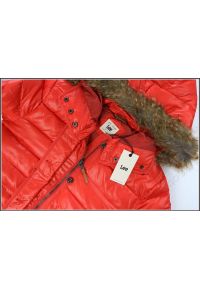 Lee - DAMSKA KURTKA ZIMOWA LEE PUFFER JACKET LAVA RED L56TWSAF $. Materiał: puch. Sezon: zima. Styl: elegancki