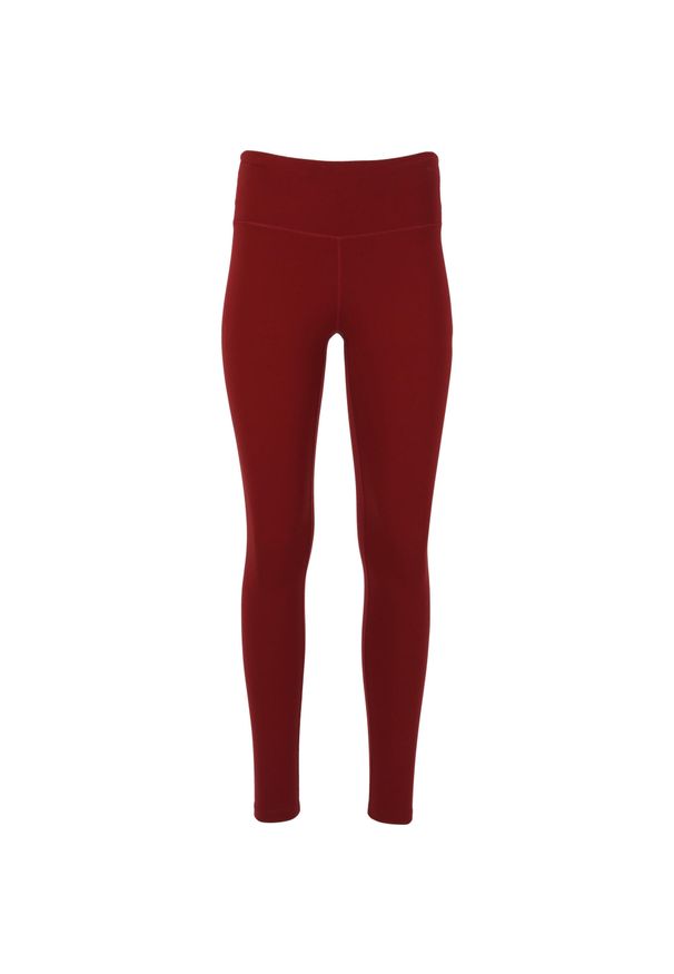 ENDURANCE - Damskie legginsy Endurance Raleigh. Kolor: czerwony. Długość: długie