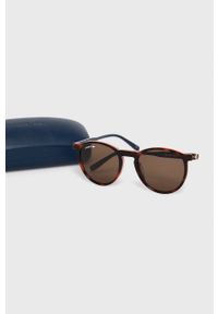 Lacoste - Okulary przeciwsłoneczne. Kształt: okrągłe. Kolor: brązowy #2