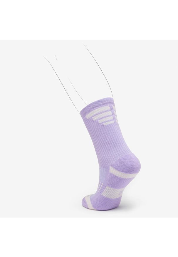 KIPRUN - Skarpetki do biegania dziecięce Kiprun 500 średnie 2 pary. Materiał: poliamid, elastan