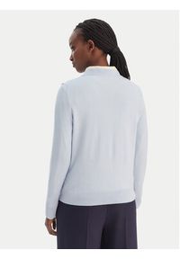 TOMMY HILFIGER - Tommy Hilfiger Sweter WW0WW44984 Błękitny Regular Fit. Kolor: niebieski. Materiał: bawełna #5