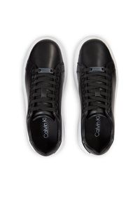 Calvin Klein Sneakersy Raised Cupsole Lace Up HW0HW01668 Czarny. Kolor: czarny. Materiał: skóra #4