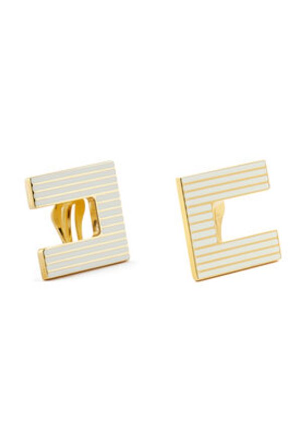 Elisabetta Franchi Kolczyki OR-28K-46E2-V150 Biały. Kolor: biały
