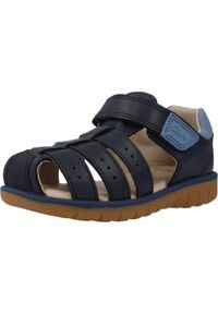 Clarks - Sandały CLARKS ROAM BAY T Niebieski. Kolor: niebieski. Materiał: skóra. Sezon: lato