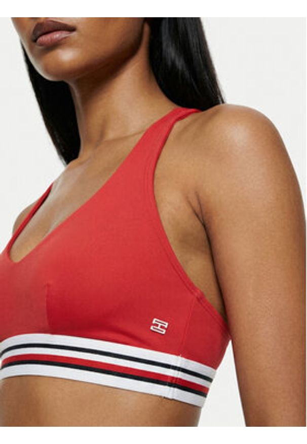 TOMMY HILFIGER - Tommy Hilfiger Góra od bikini Scoop UW0UW06351 Czerwony. Kolor: czerwony. Materiał: syntetyk