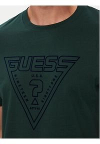 Guess T-Shirt Z6YI20 K5016 Zielony ciemny Regular Fit. Kolor: zielony. Materiał: bawełna #5