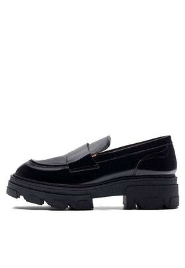 Badura Loafersy VILA-2876 Czarny. Kolor: czarny. Materiał: skóra