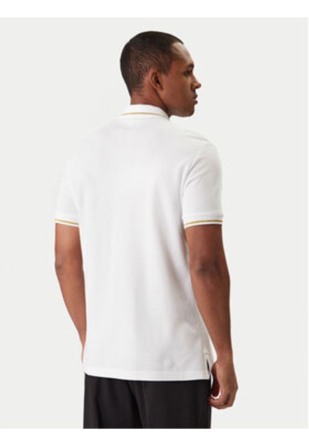 Versace Jeans Couture Polo 80GAGT03 CJ01T Biały Regular Fit. Typ kołnierza: polo. Kolor: biały. Materiał: bawełna