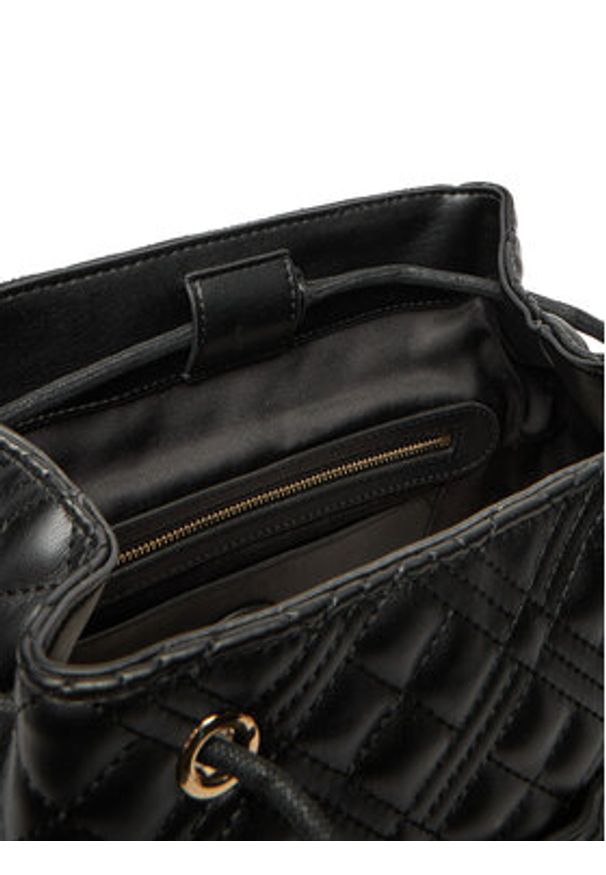 Love Moschino - LOVE MOSCHINO Plecak JC4119PP0NLA0000 Czarny. Kolor: czarny. Materiał: skóra