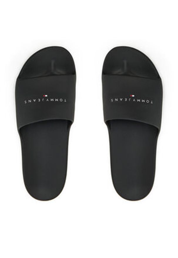 Tommy Jeans Klapki EM0EM01559 Czarny. Kolor: czarny