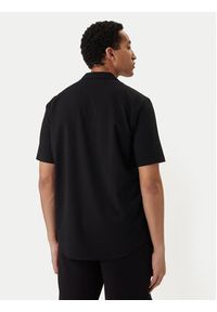 Karl Lagerfeld - KARL LAGERFELD Koszula 605942 562034 Czarny Regular Fit. Typ kołnierza: dekolt w karo. Kolor: czarny. Materiał: syntetyk #2