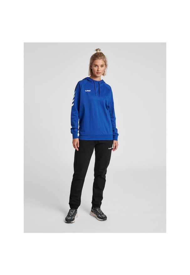 Bluza damska z kapturem Hummel hmlGO. Typ kołnierza: kaptur. Kolor: biały, wielokolorowy, niebieski. Sport: fitness