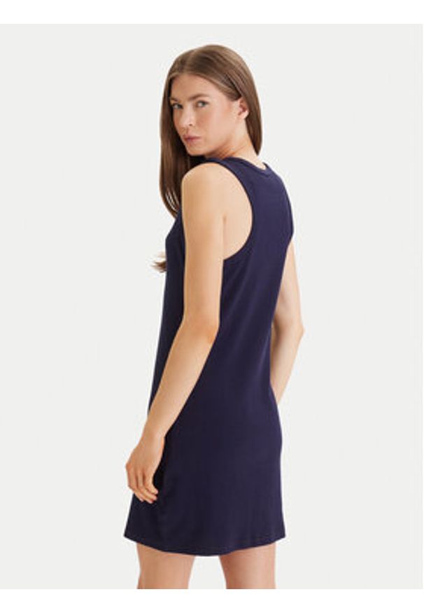 Calvin Klein Jeans Sukienka codzienna LV047F235G Fioletowy Slim Fit. Okazja: na co dzień. Kolor: fioletowy. Materiał: bawełna. Typ sukienki: proste. Styl: casual