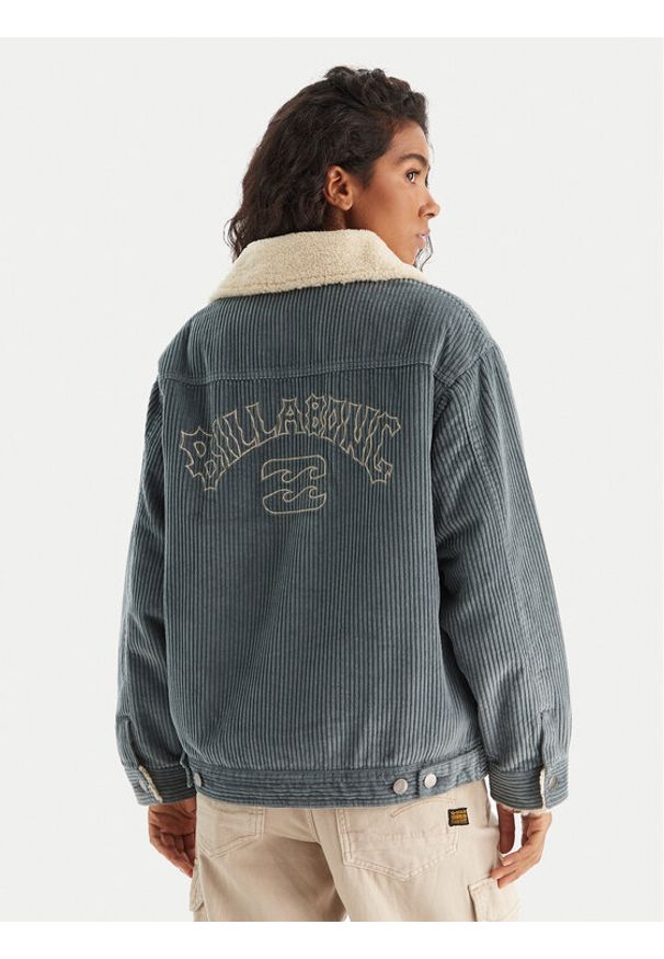 Billabong Kurtka przejściowa EBJJK00163 Zielony Regular Fit. Kolor: zielony. Materiał: bawełna