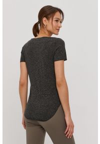 Vero Moda T-shirt (2-pack) damski kolor czarny. Okazja: na co dzień. Kolor: czarny. Materiał: poliester, dzianina. Wzór: gładki. Styl: casual #5