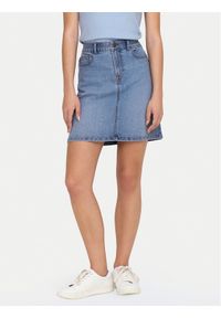 JDY Spódnica jeansowa Moon 15346528 Niebieski Regular Fit. Kolor: niebieski. Materiał: bawełna