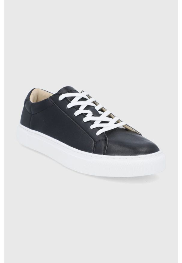 Superdry Buty kolor czarny. Nosek buta: okrągły. Zapięcie: sznurówki. Kolor: czarny. Materiał: guma