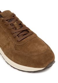 Clarks Sneakersy Radwell Tie 26186564 Brązowy. Kolor: brązowy. Materiał: zamsz, skóra #6