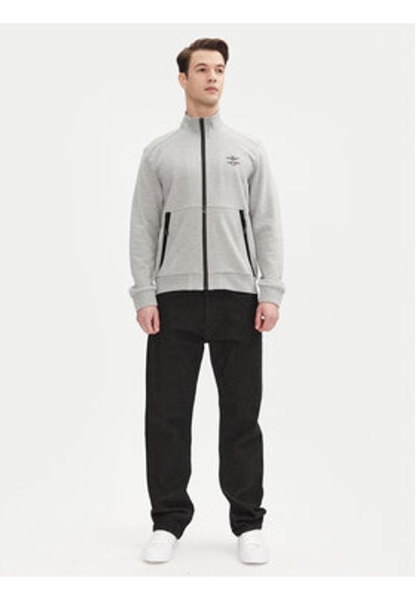 Aeronautica Militare Bluza 251FE1986F581 Szary Regular Fit. Kolor: szary. Materiał: bawełna