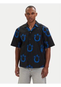 Hugo - HUGO Koszula Eligino 50561691 Czarny Relaxed Fit. Kolor: czarny. Materiał: bawełna #1