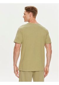 TOMMY HILFIGER - Tommy Hilfiger T-Shirt Logo UM0UM02916 Zielony Regular Fit. Kolor: zielony. Materiał: bawełna