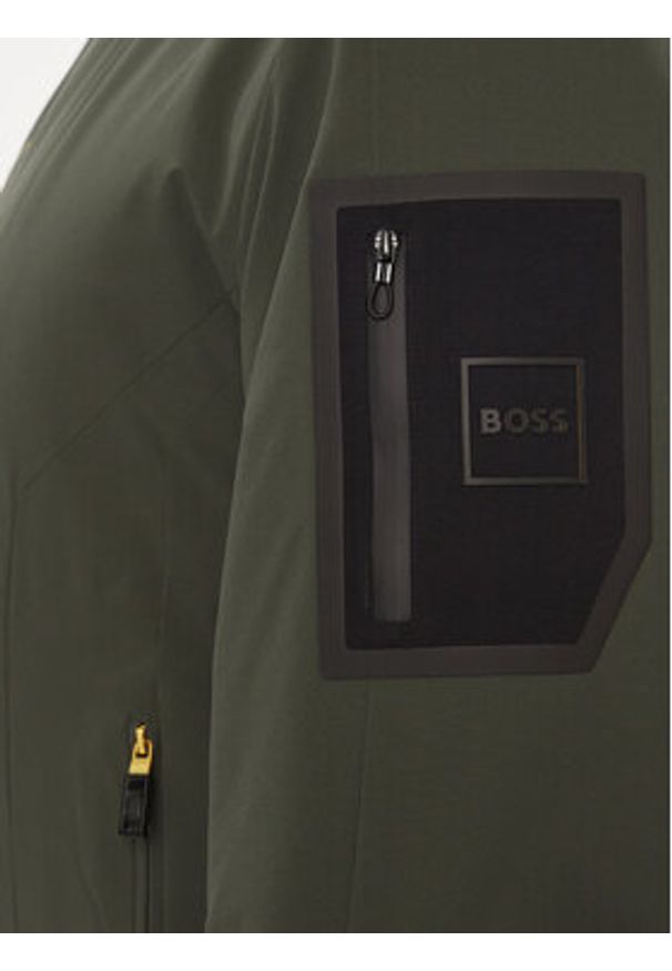 BOSS - Boss Kurtka przejściowa J_Grid 50499481 Zielony Regular Fit. Kolor: zielony. Materiał: syntetyk