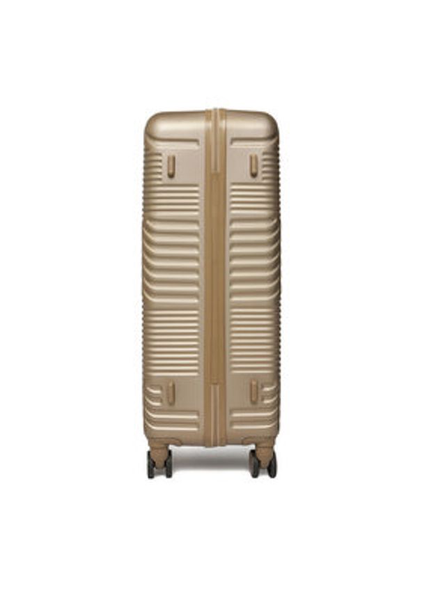 Nine West Walizka duża CEO-NW-L-002-09 GOLD Złoty. Kolor: złoty