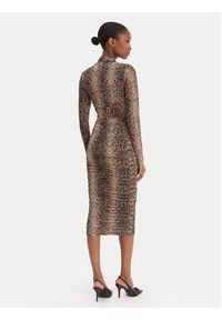 BARDOT - Bardot Sukienka koktajlowa Aliyah 56305DB4 Brązowy Slim Fit. Kolor: brązowy. Materiał: syntetyk. Styl: wizytowy #5