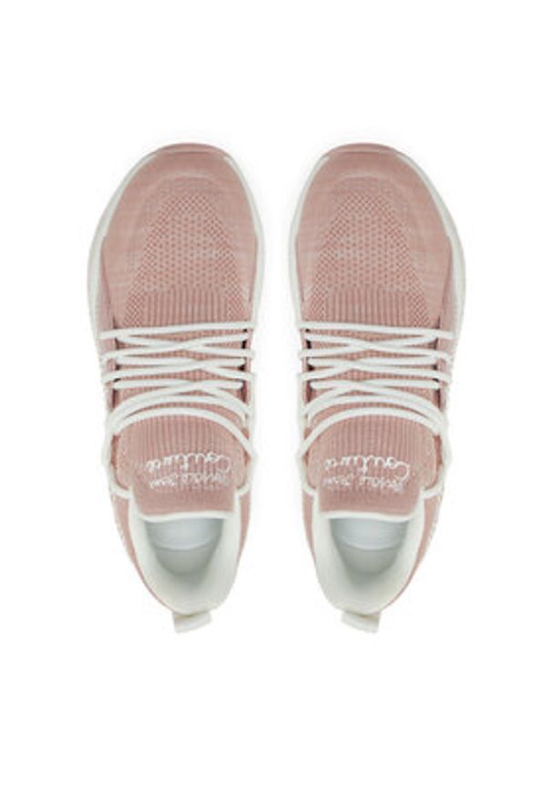 Versace Jeans Couture Sneakersy 78VA3SA8 Różowy. Kolor: różowy. Materiał: materiał