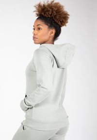 GORILLA WEAR - Bluza fitness damska Gorilla Wear Pixley Zipped Hoodie. Typ kołnierza: kaptur. Kolor: zielony. Sport: fitness