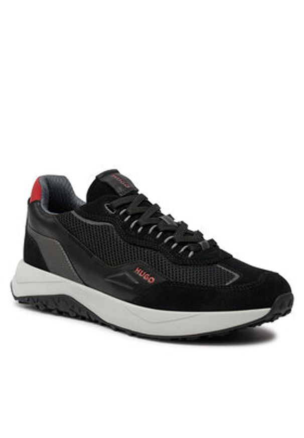 Hugo Sneakersy Kane Runn Sdme 50517260 Czarny. Kolor: czarny. Materiał: materiał