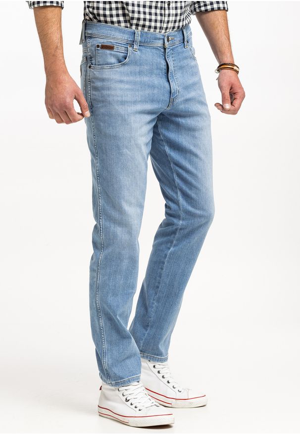 Wrangler - WRANGLER TEXAS SLIM MĘSKIE SPODNIE JEANSOWE JEANSY DŻINSY DREAM ON W12SQO859