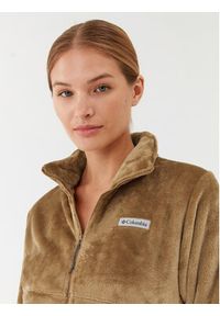 columbia - Columbia Polar Fireside™ FZ Jacket Brązowy Regular Fit. Kolor: brązowy. Materiał: syntetyk #3