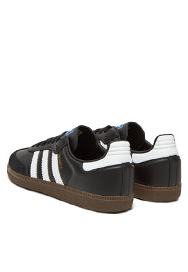 Adidas - adidas Sneakersy Samba Og B75807 Czarny. Kolor: czarny. Materiał: skóra